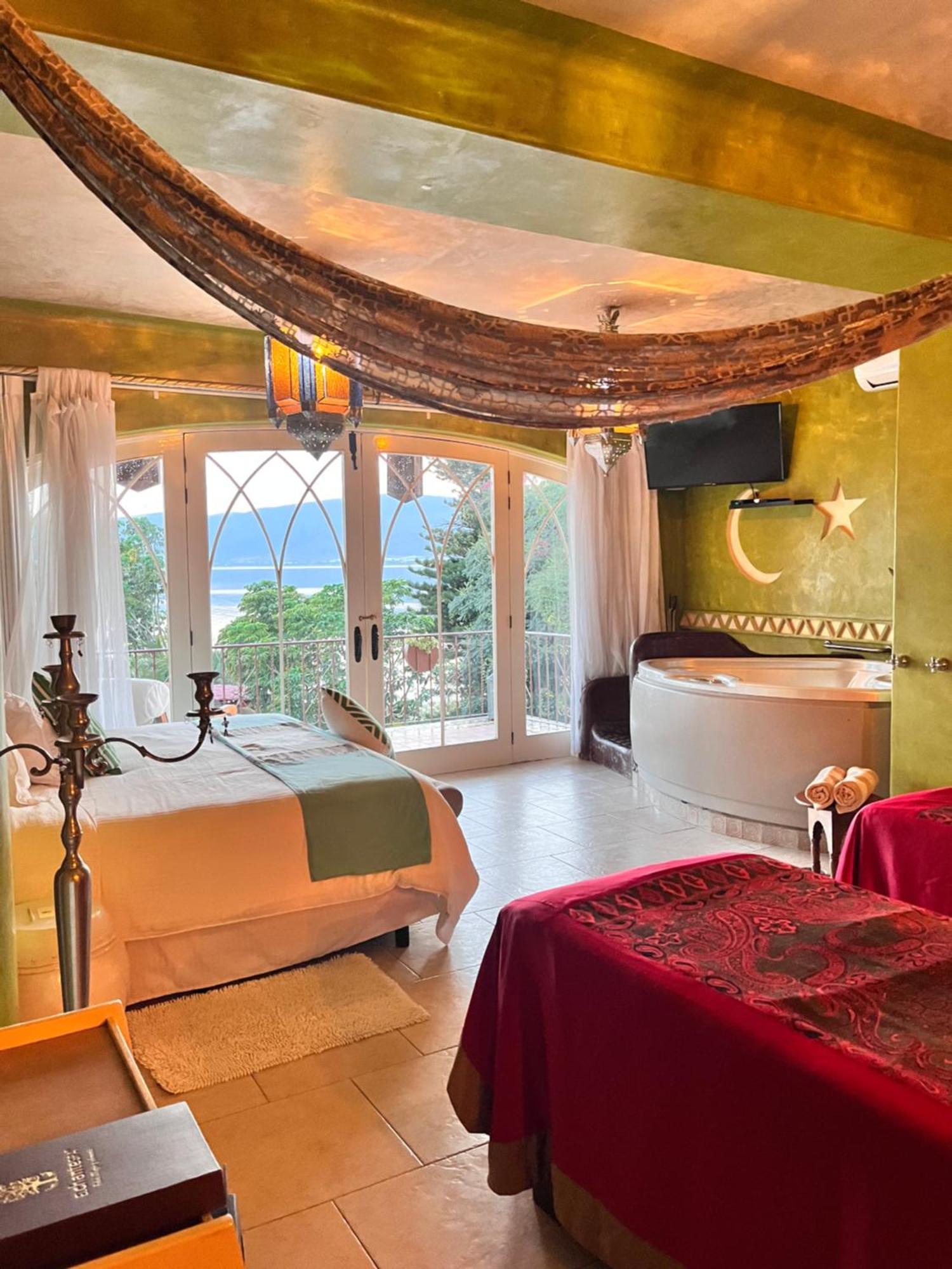El Chante Spa Hotel Jocotepec Exteriör bild